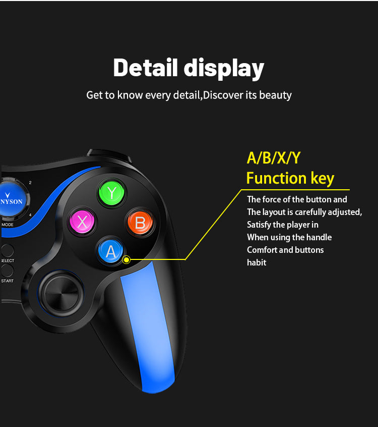 Wireless Bluetooth game controller